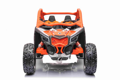 CAN AM UTV  XXL - 48V - 2 SEATER - LEATHER SEAT / EVA - MP3 - ORANGE