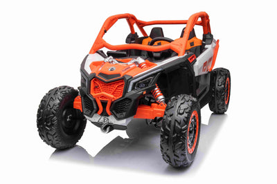 CAN AM UTV  XXL - 48V - 2 SEATER - LEATHER SEAT / EVA - MP3 - ORANGE