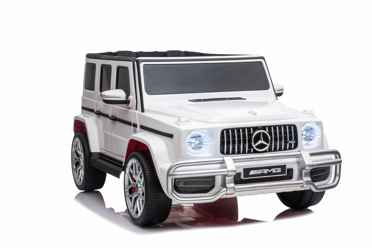 MERCEDES G63 XL - 24V - 2 SEATER - 4WD - LEATHER SEAT / EVA - MP4 - WHITE (KML)