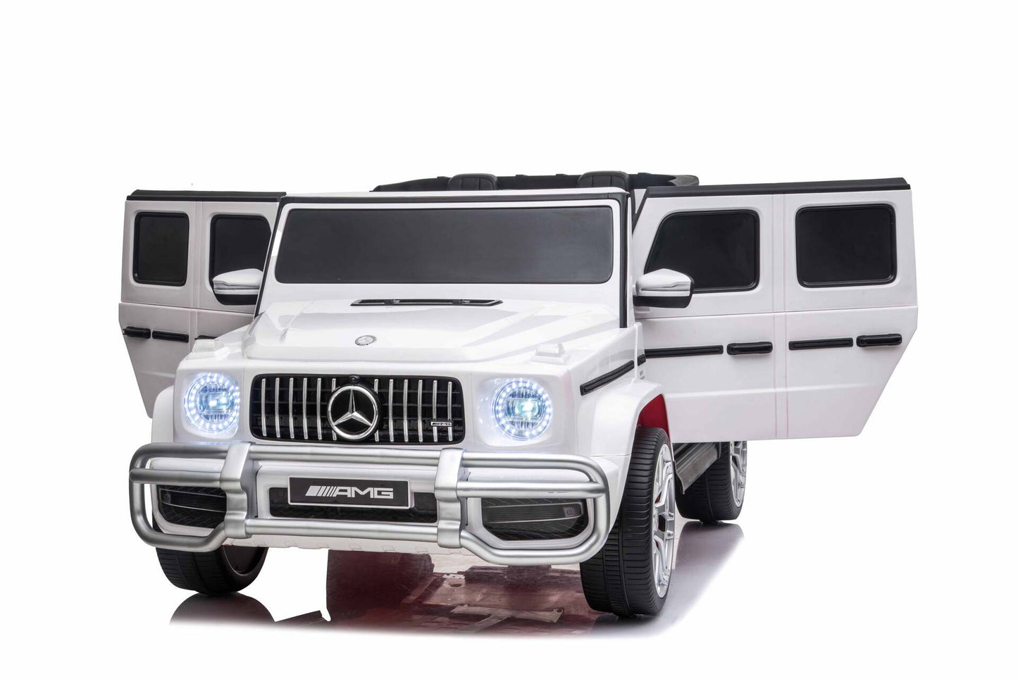 MERCEDES G63 XL - 24V - 2 SEATER - 4WD - LEATHER SEAT / EVA - MP4 - WHITE (KML)