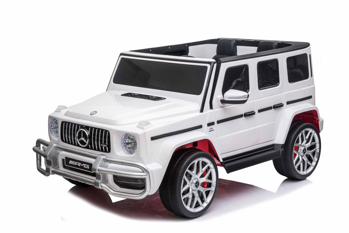 MERCEDES G63 XL - 24V - 2 SEATER - 4WD - LEATHER SEAT / EVA - MP4 - WHITE (KML)