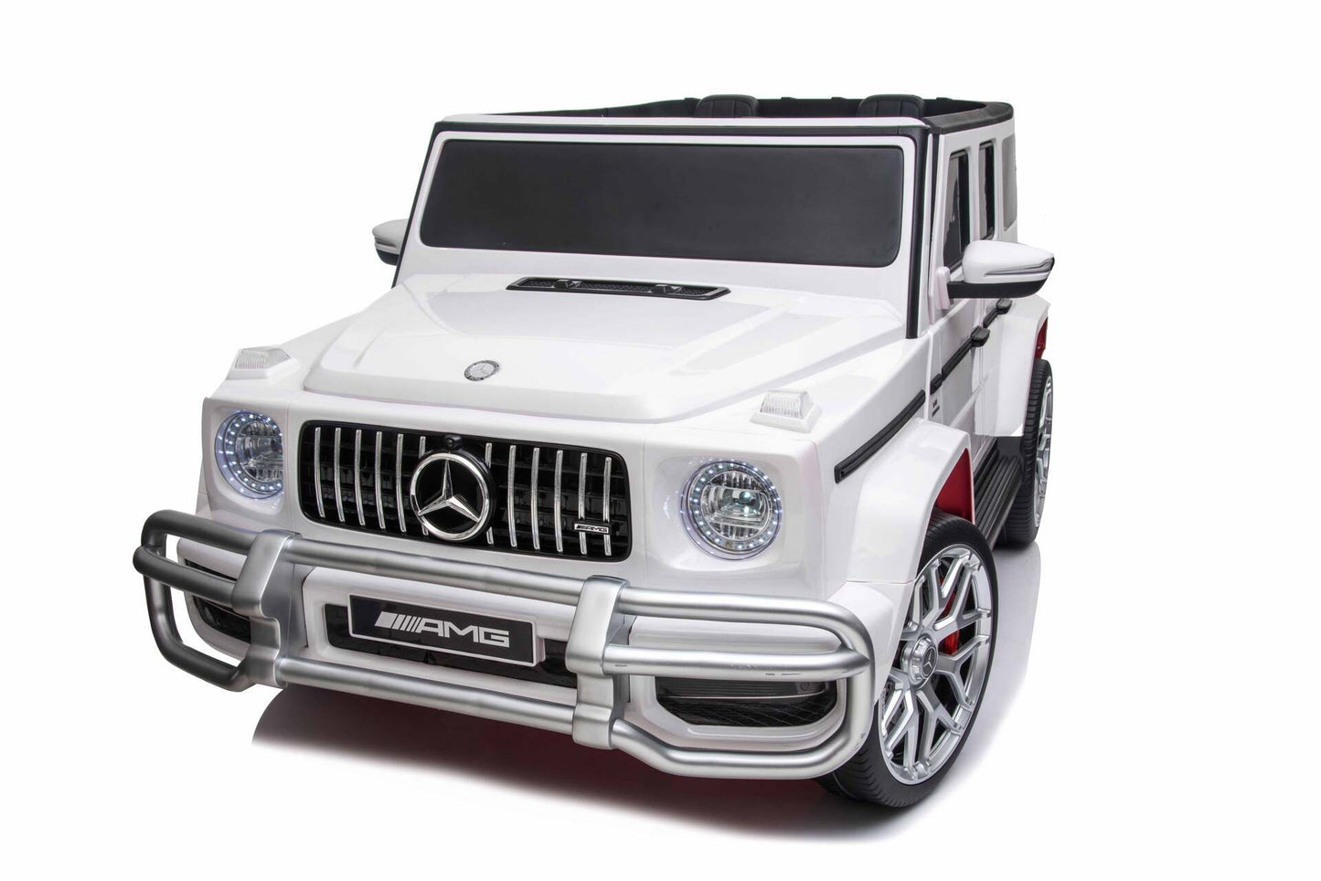 MERCEDES G63 XL - 24V - 2 SEATER - 4WD - LEATHER SEAT / EVA - MP4 - WHITE (KML)