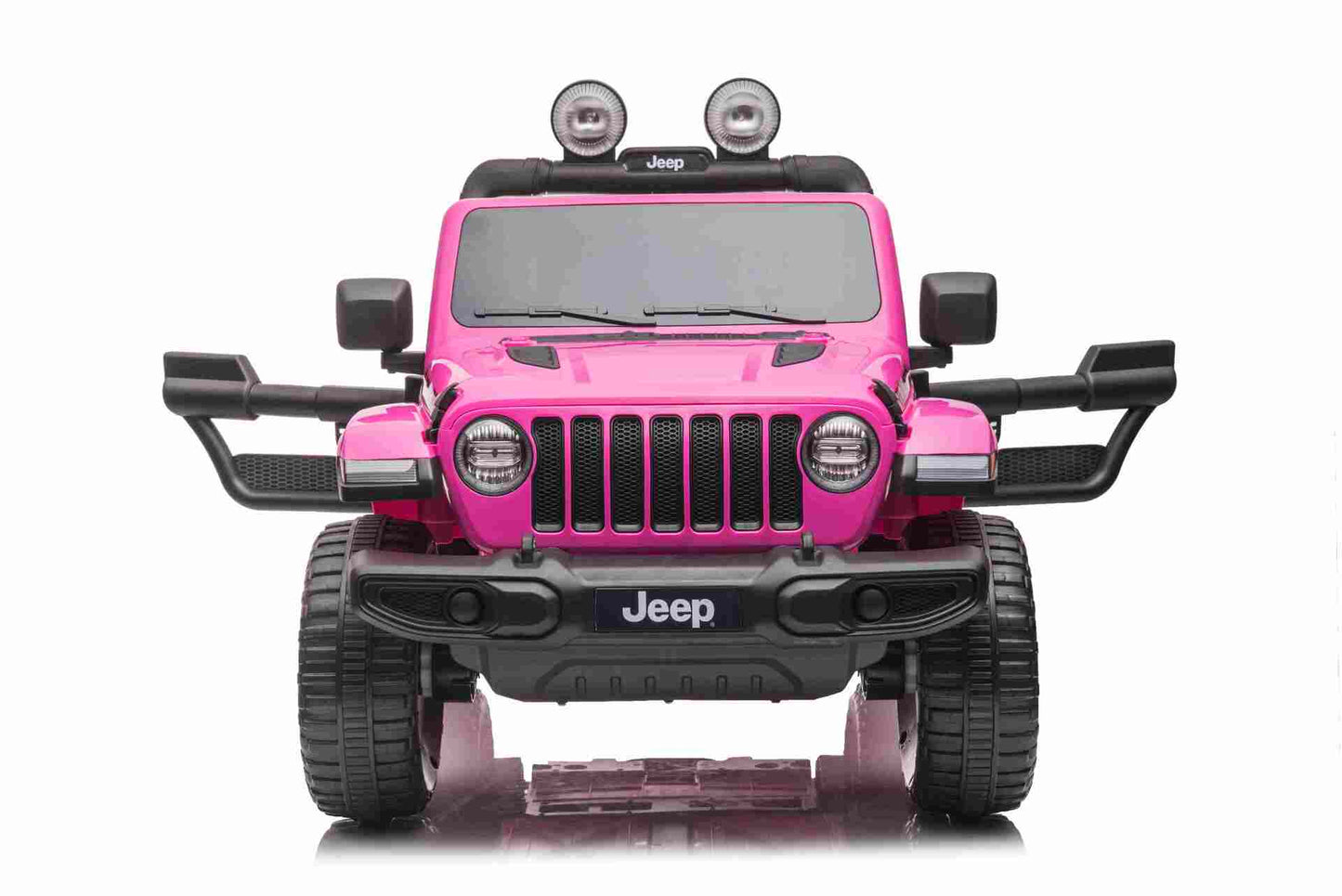 JEEP WRANGLER RUBICON - 12V - 4WD - LEATHER SEAT / EVA - PINK