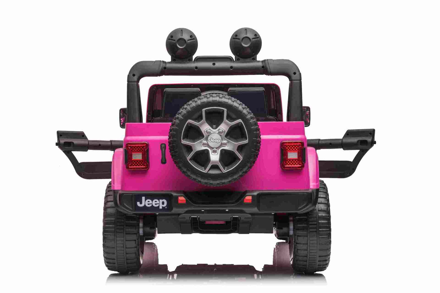 JEEP WRANGLER RUBICON - 12V - 4WD - LEATHER SEAT / EVA - PINK