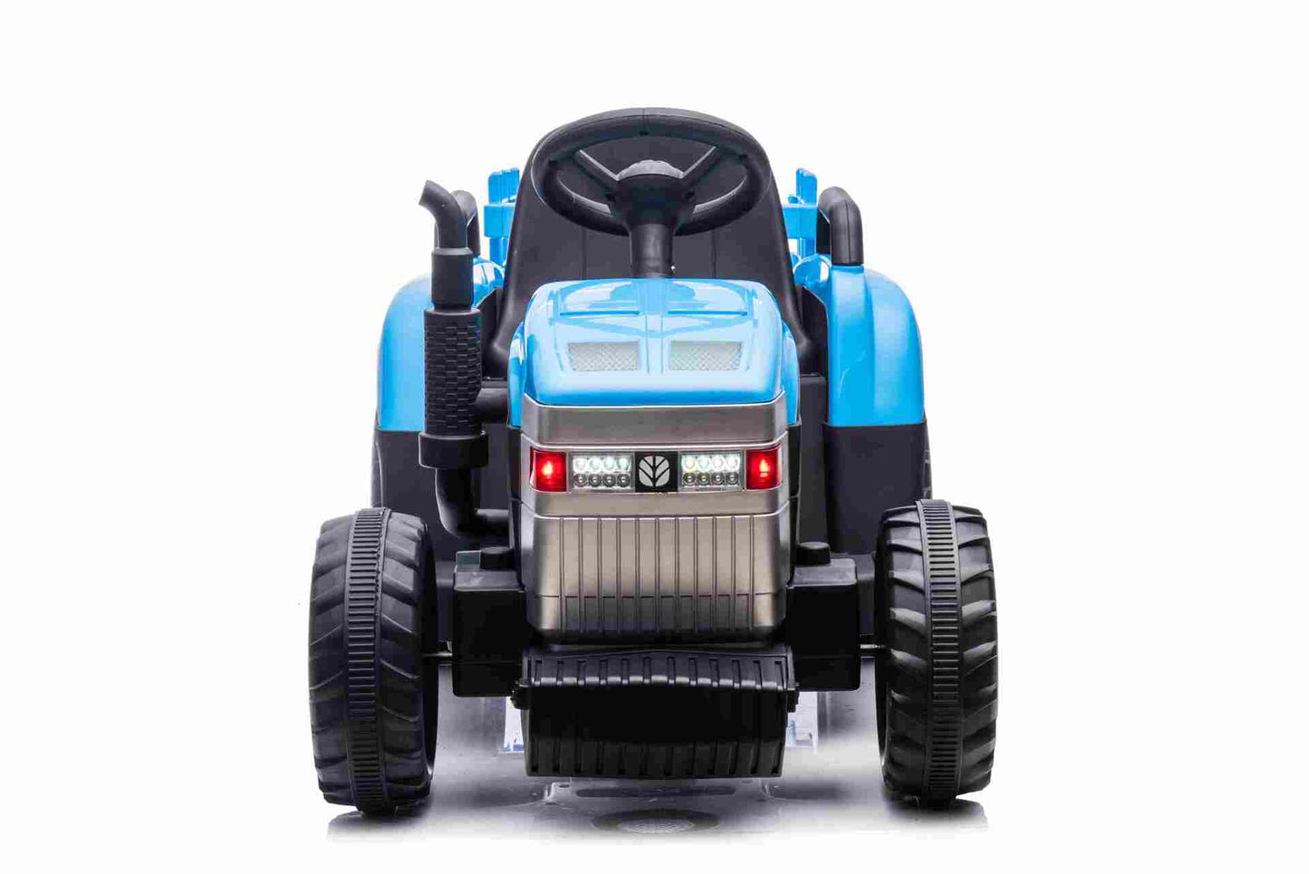 HOLLAND MINI T7 TRACTOR WITH TRAILER - 12V - BLUE (KML)