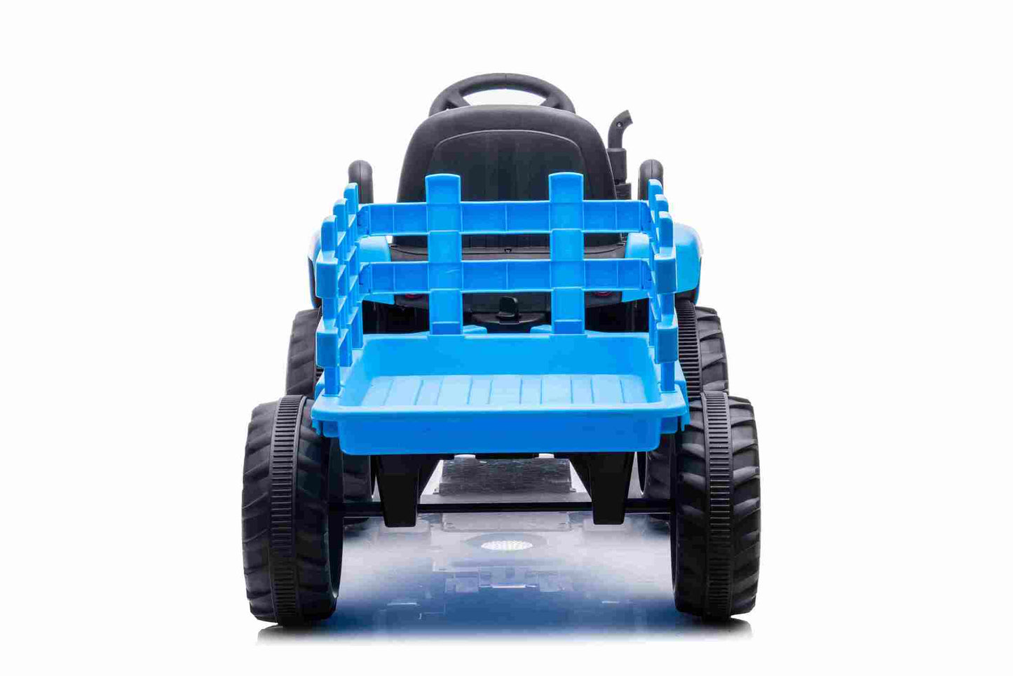 HOLLAND MINI T7 TRACTOR WITH TRAILER - 12V - BLUE (KML)