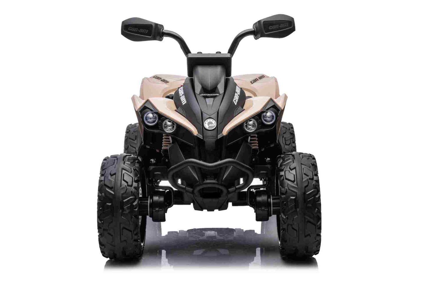 CAN AM QUADBIKE - 24V - 4WD - LEATHER SEAT / EVA - MP3 - KHAKI