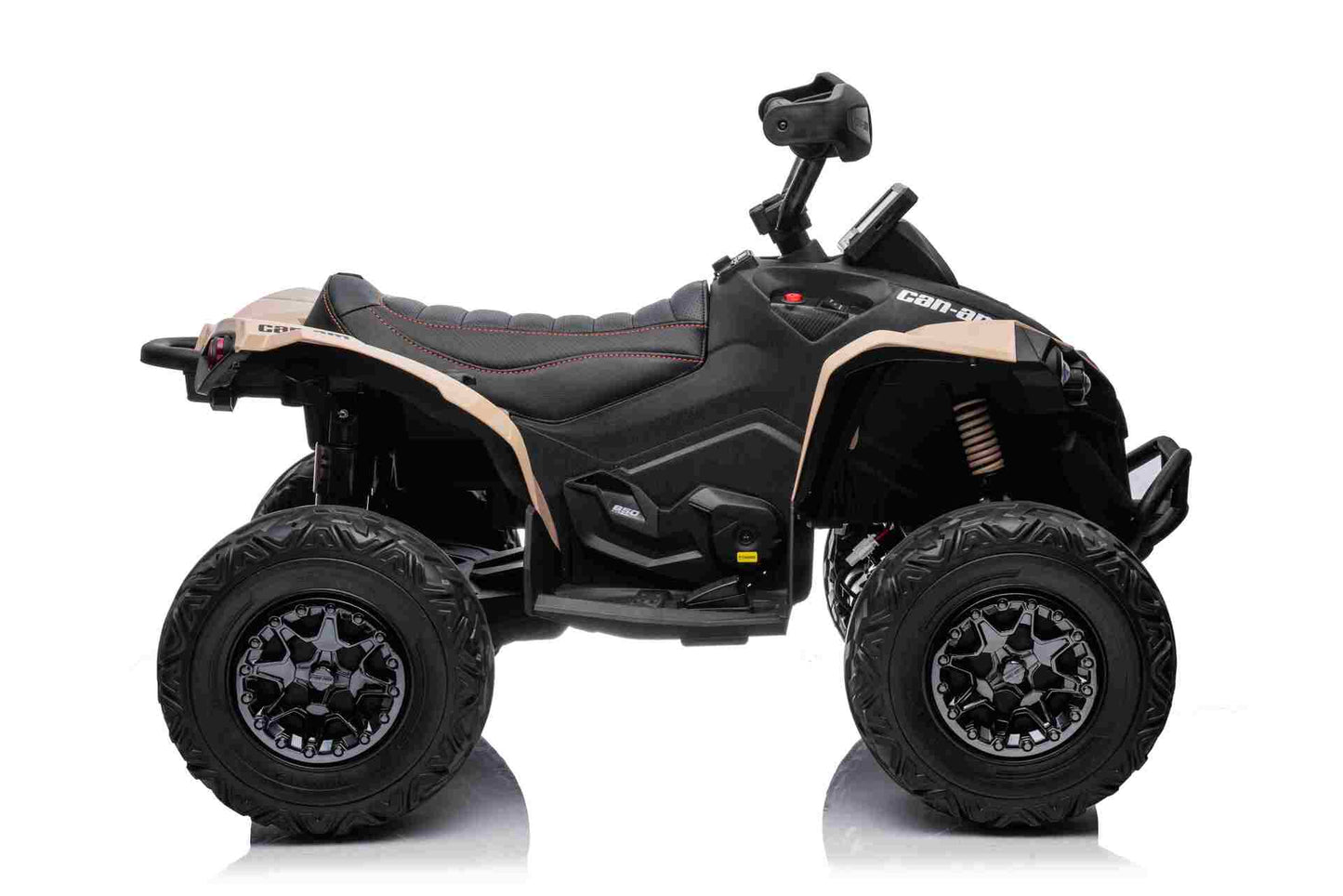 CAN AM QUADBIKE - 24V - 4WD - LEATHER SEAT / EVA - MP3 - KHAKI