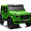 MERCEDES G63 XXL - 48V - 2 SEATER -  4WD - LEATHER SEAT / EVA - MP4 - MATT GREEN (KML)