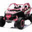 CAN AM UTV  XXL - 48V - 2 SEATER - LEATHER SEAT / EVA - MP3 - PINK