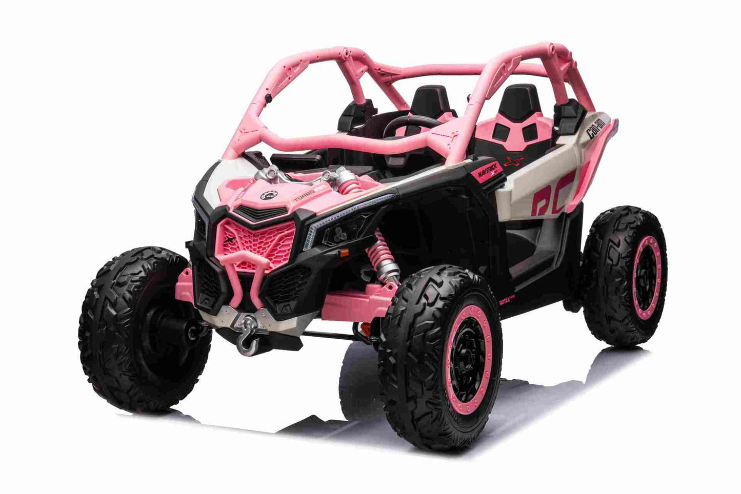 CAN AM UTV  XXL - 48V - 2 SEATER - LEATHER SEAT / EVA - MP3 - PINK