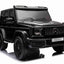 MERCEDES G63 XXL - 48V - 2 SEATER -  4WD - LEATHER SEAT / EVA - MP4 - BLACK