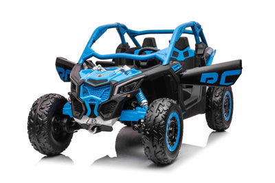 CAN AM UTV  XXL - 48V - 2 SEATER - LEATHER SEAT / EVA - MP3 - BLUE