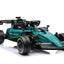 F1 CAR ASTON MARTIN - 24V - 4WD - LEATHER SEAT / EVA - MP3 - GREEN (KML)