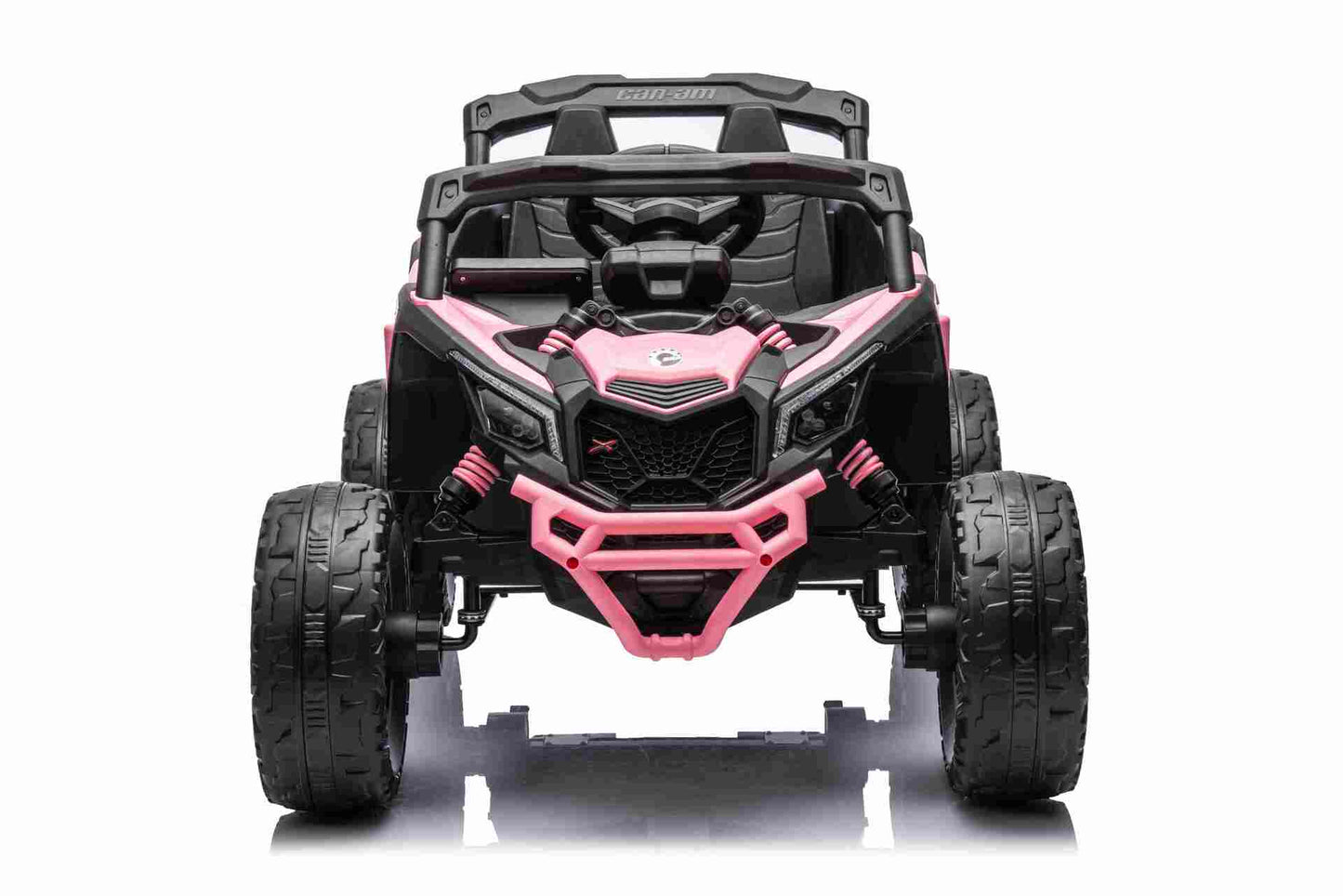 CAN AM UTV - MINI - 24V - 4WD - LEATHER SEAT / EVA - MP3 - PINK (KML)