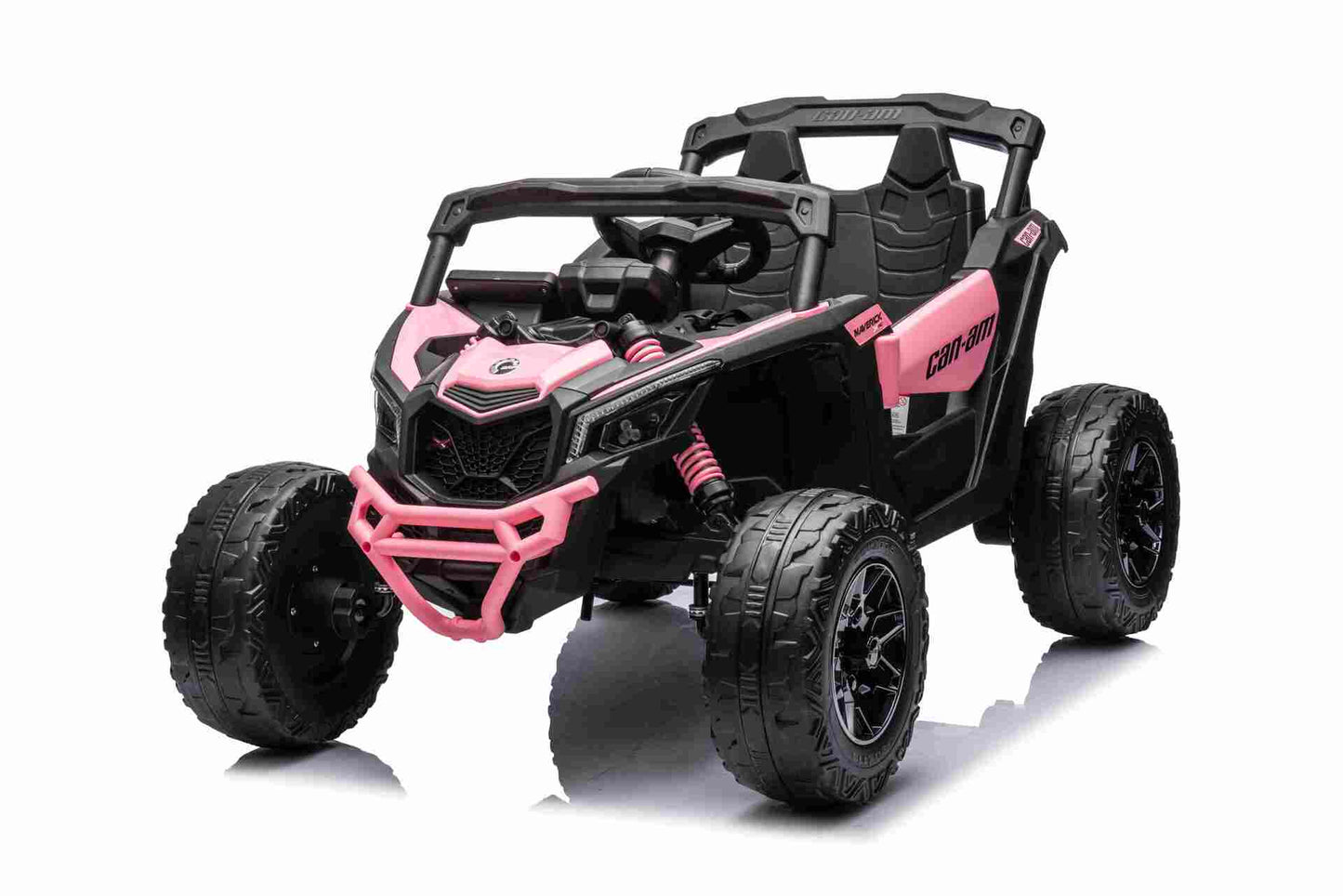 CAN AM UTV - MINI - 24V - 4WD - LEATHER SEAT / EVA - MP3 - PINK (KML)