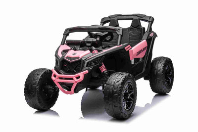 CAN AM UTV - MINI - 24V - 4WD - LEATHER SEAT / EVA - MP3 - PINK