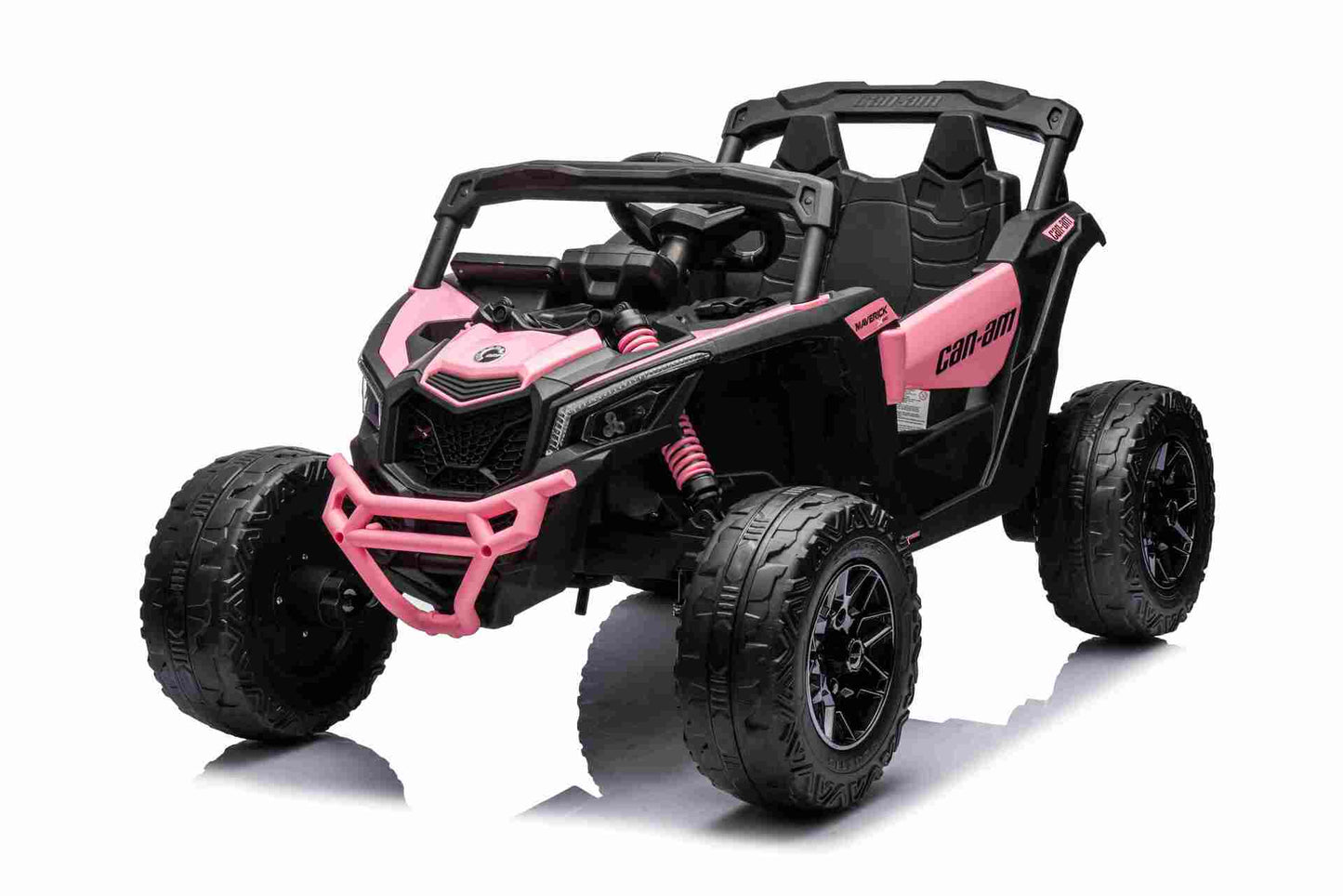 CAN AM UTV - MINI - 24V - 4WD - LEATHER SEAT / EVA - MP3 - PINK (KML)