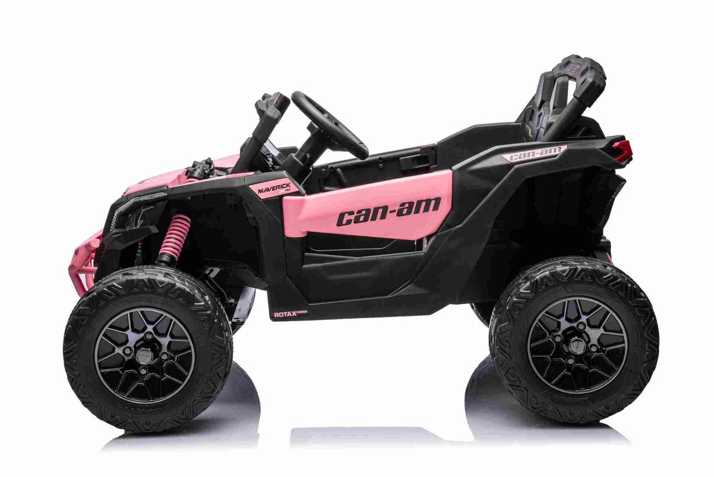 CAN AM UTV - MINI - 24V - 4WD - LEATHER SEAT / EVA - MP3 - PINK (KML)