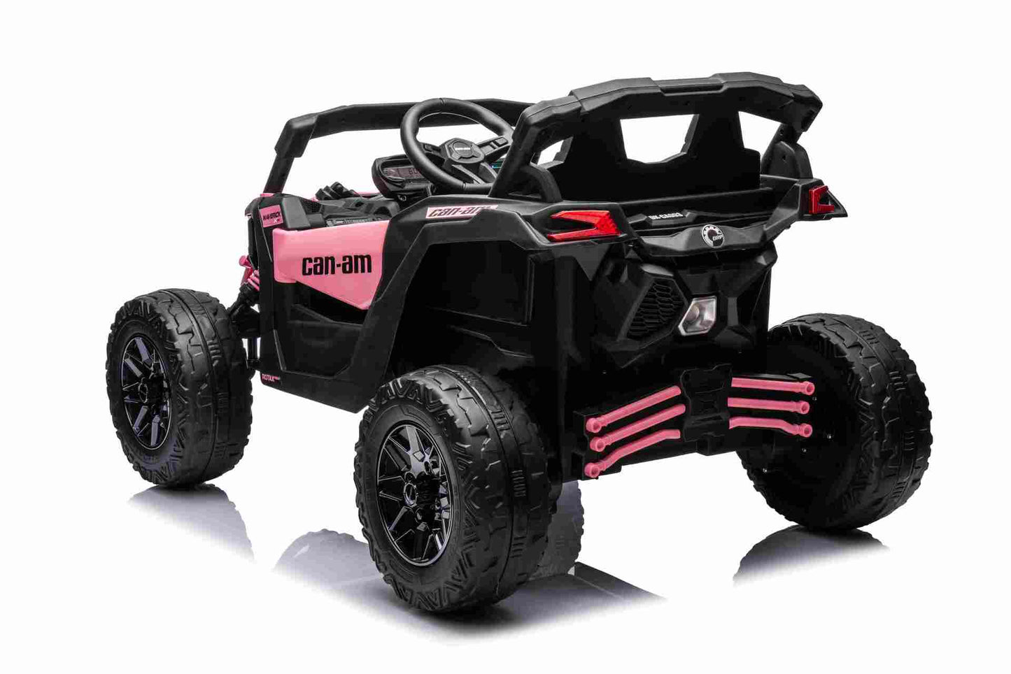 CAN AM UTV - MINI - 24V - 4WD - LEATHER SEAT / EVA - MP3 - PINK (KML)