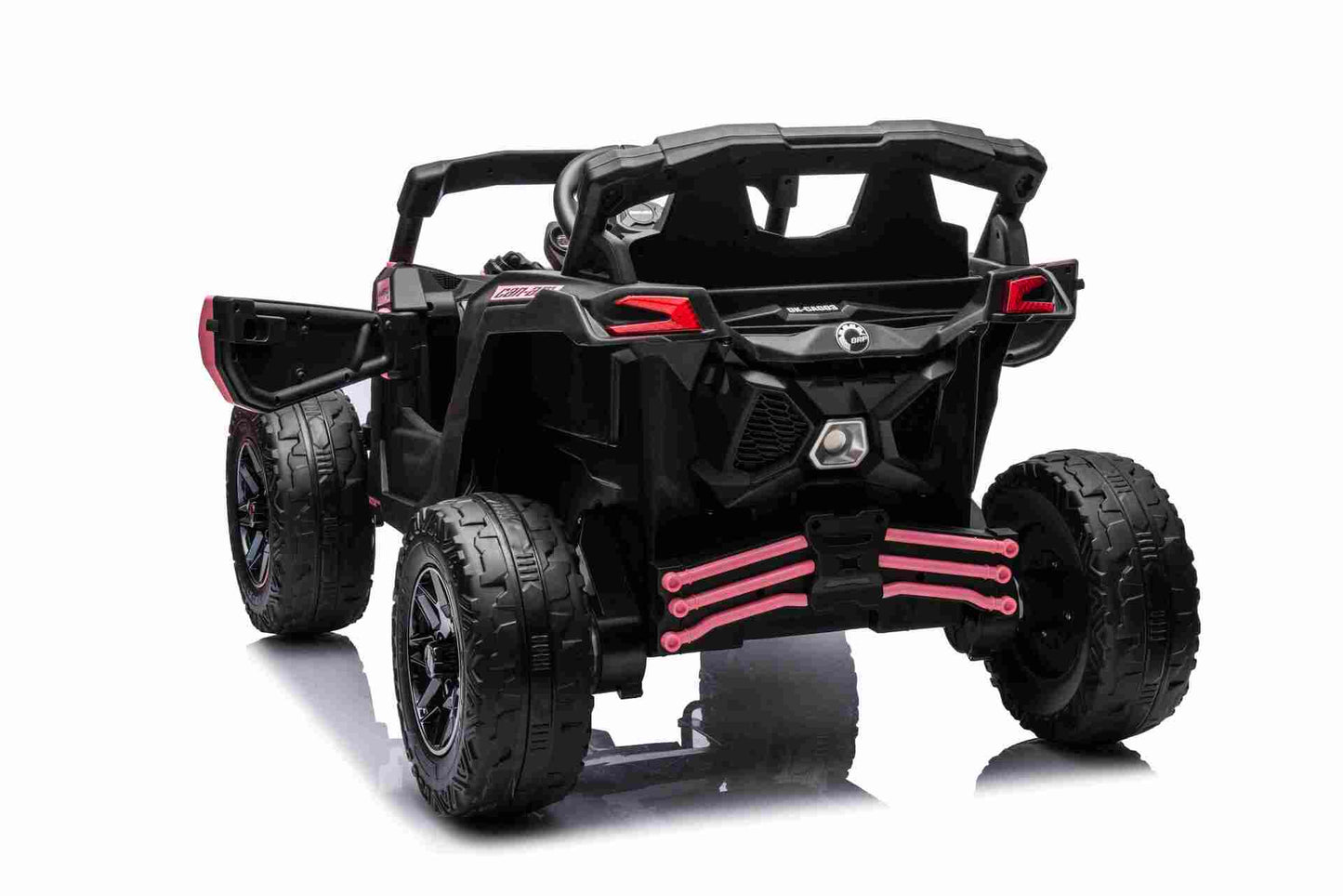 CAN AM UTV - MINI - 24V - 4WD - LEATHER SEAT / EVA - MP3 - PINK (KML)