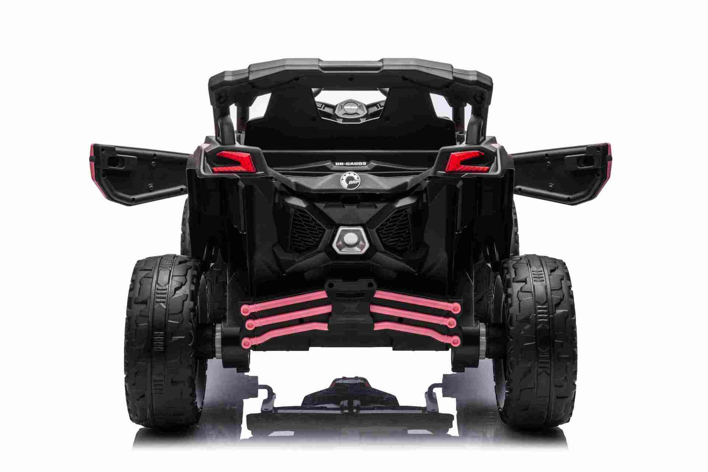 CAN AM UTV - MINI - 24V - 4WD - LEATHER SEAT / EVA - MP3 - PINK (KML)