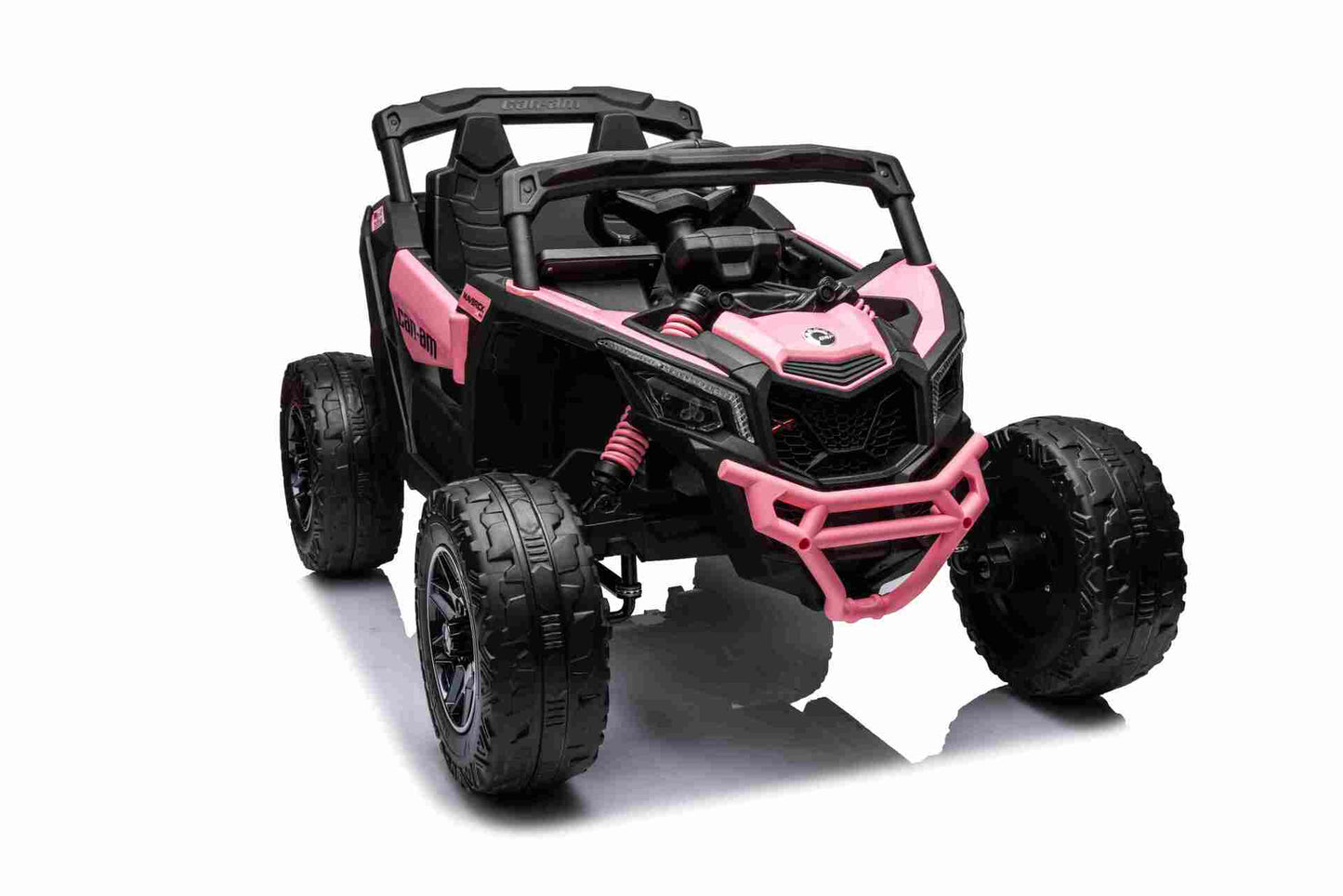 CAN AM UTV - MINI - 24V - 4WD - LEATHER SEAT / EVA - MP3 - PINK (KML)