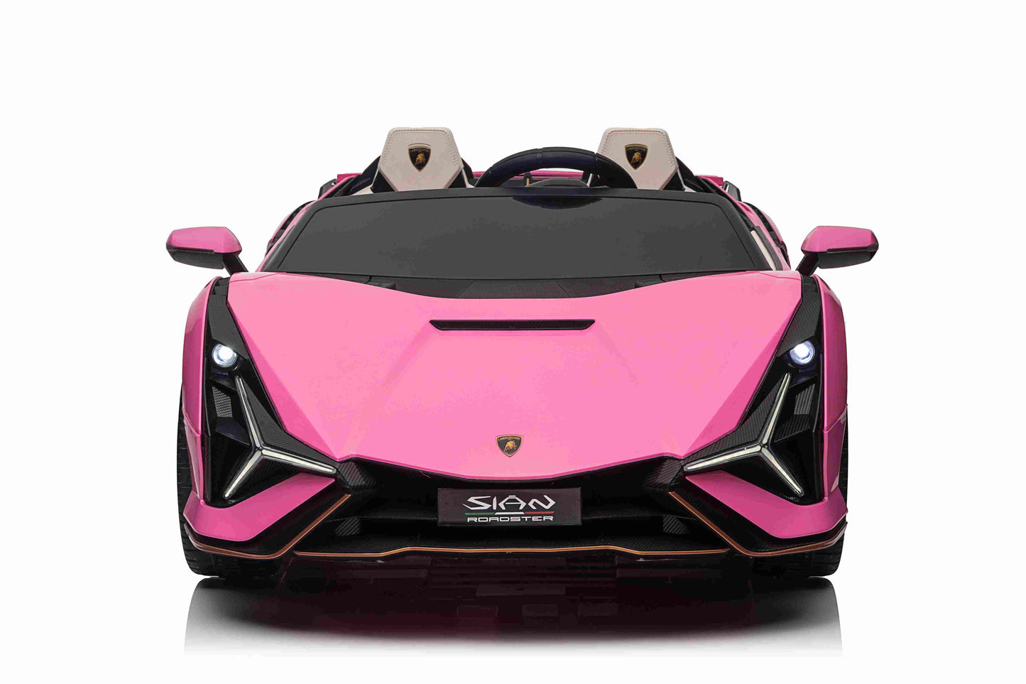 LAMBORGHINI SIAN - 24V - 2 SEATER - 4WD - LEATHER / EVA - PINK (KML)