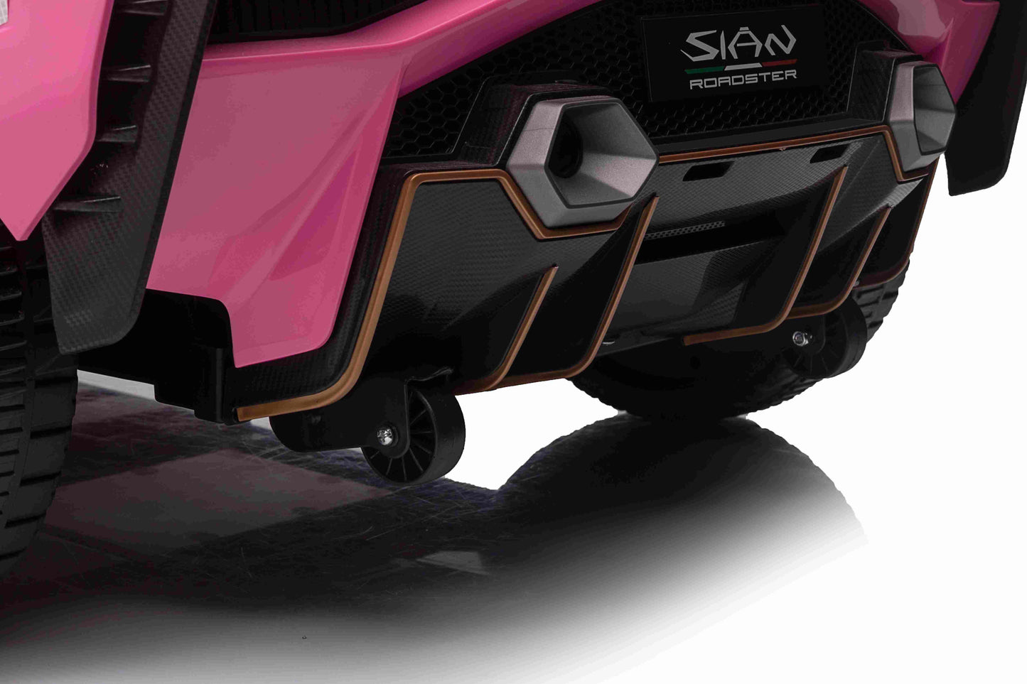 LAMBORGHINI SIAN - 24V - 2 SEATER - 4WD - LEATHER / EVA - PINK (KML)