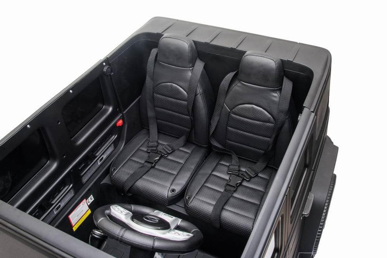 MERCEDES G63 XL - 24V - 2 SEATER - 4WD - LEATHER SEAT / EVA - MP4 - MATT BLACK (KML)