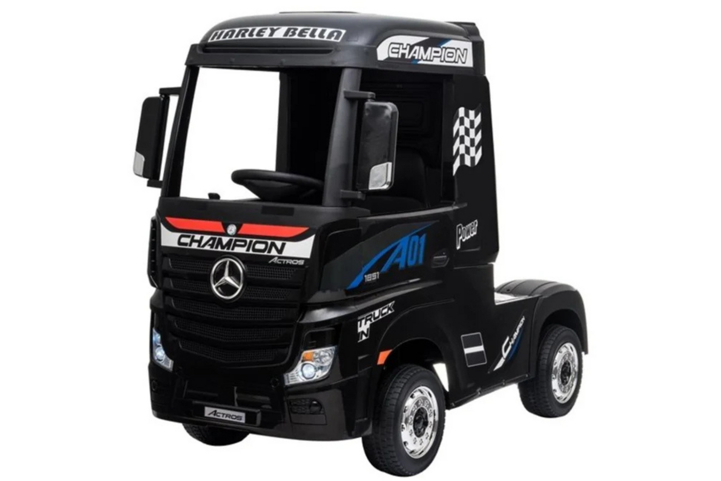 Mercedes-Benz ACTROS TRUCK  - 24V - 4WD - LEATHER SEAT / EVA - MP4 - BLACK