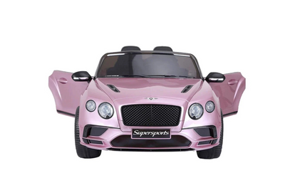 BENTLEY CONTINENTAL SUPERSPORTS - 12V - LEATHER SEAT / EVA - MP3 - PINK