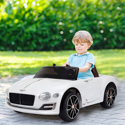 BENTLEY EXP 12V Children’s Ride On Car - MP3 - WHITE